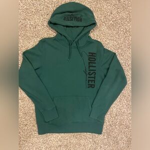 green hollister hoodie